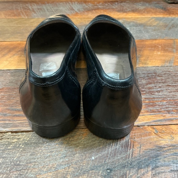 Bally Made in Italy Black Leather Wingtip Penny Loafers Men’s 11E - Picture 4 of 9